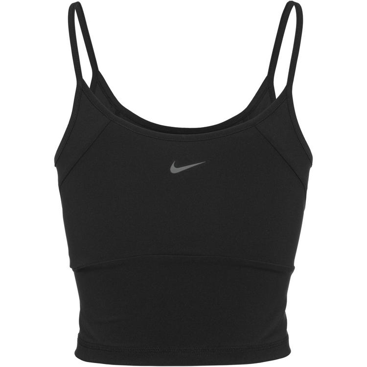 Nike Nike Pro Dri Fit Croptop Damen - black-iron grey-white - 0 | SportScheck