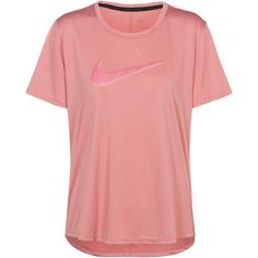 Nike DRI FIT SWOOSH Funktionsshirt Damen red stardust-fierce pink