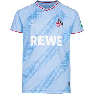 hummel 1. FC Köln 23-24 Auswärts Fußballtrikot Kinder airy blue