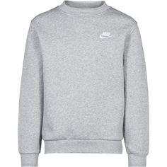 Nike NSW CLUB FLEECE Sweatshirt Kinder dk grey heather-white