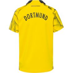 Rückansicht von PUMA Borussia Dortmund 23-24 3rd Fußballtrikot Kinder cyber yellow-puma black