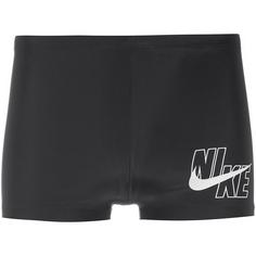 Nike Square Kastenbadehose Herren black