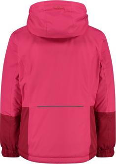 Rückansicht von CMP Outdoorjacke Kinder fuxia