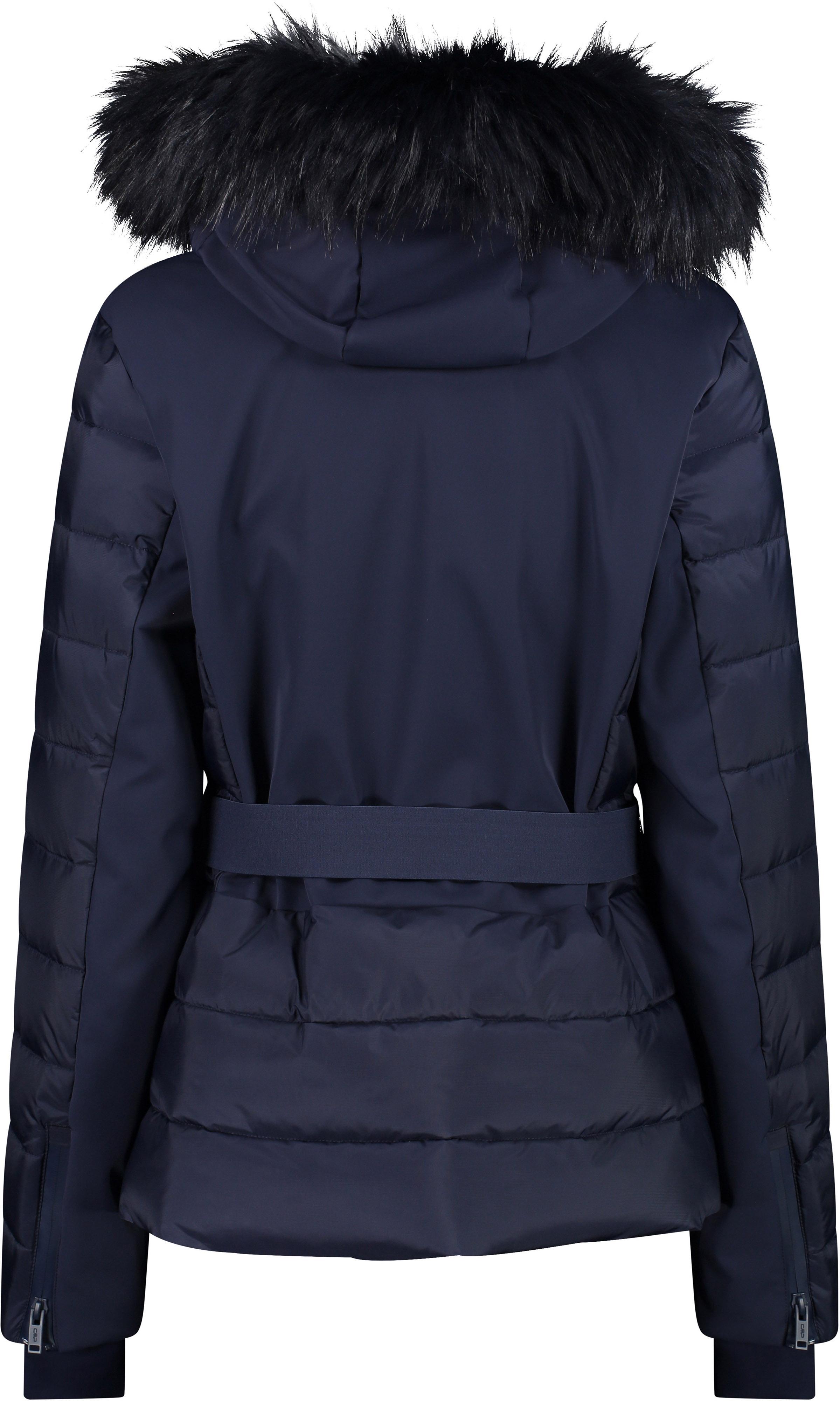 CMP Damen Skijacke Loose-Fit - Wasserdicht & Atmungsaktiv, Schwarz-Blau