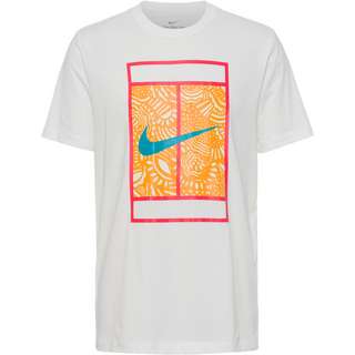Nike Court Tennisshirt Herren white