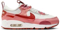 Nike Air Max 90 Futura Sneaker Damen red stardust-rugged orange-summit white