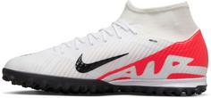 Rückansicht von Nike ZOOM Mercurial SUPERFLY 9 ACADEMY TF Fußballschuhe Herren brt crimson-white-black