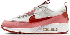 Rückansicht von Nike Air Max 90 Futura Sneaker Damen red stardust-rugged orange-summit white