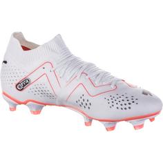 Rückansicht von PUMA FUTURE MATCH FG/AG Wn's Fußballschuhe Damen puma white-puma black-fire orchid