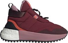 adidas XPlrboost Puffer Boots Damen shadow red-solar red-shadow brown