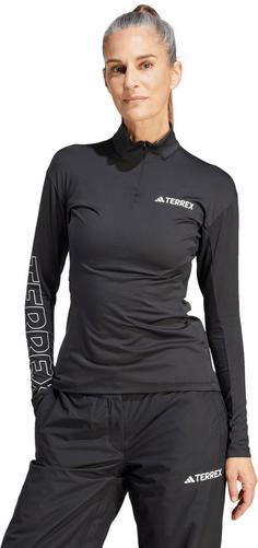 Rückansicht von adidas Xperior Fleeceshirt Damen black