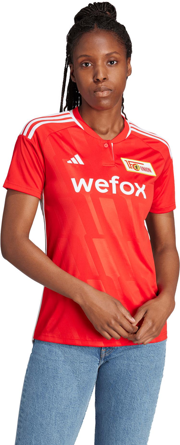 adidas adidas Union Berlin 23-24 Heim Teamtrikot Damen - vivid red-white - 0 | SportScheck