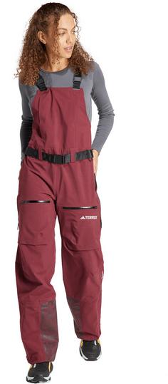 Rückansicht von adidas GORE-TEX 3L GTX Bib Skihose Damen shared