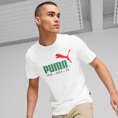 Rückansicht von PUMA No. 1 Logo Celebration T-Shirt Herren puma white