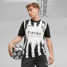 Rückansicht von PUMA Borussia Mönchengladbach 23-24 3rd Fußballtrikot Herren puma black-puma white