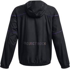 Rückansicht von Under Armour Project Rock Trainingsjacke Herren black