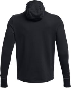 Rückansicht von Under Armour QUALIFIER COLD Laufhoodie Herren black