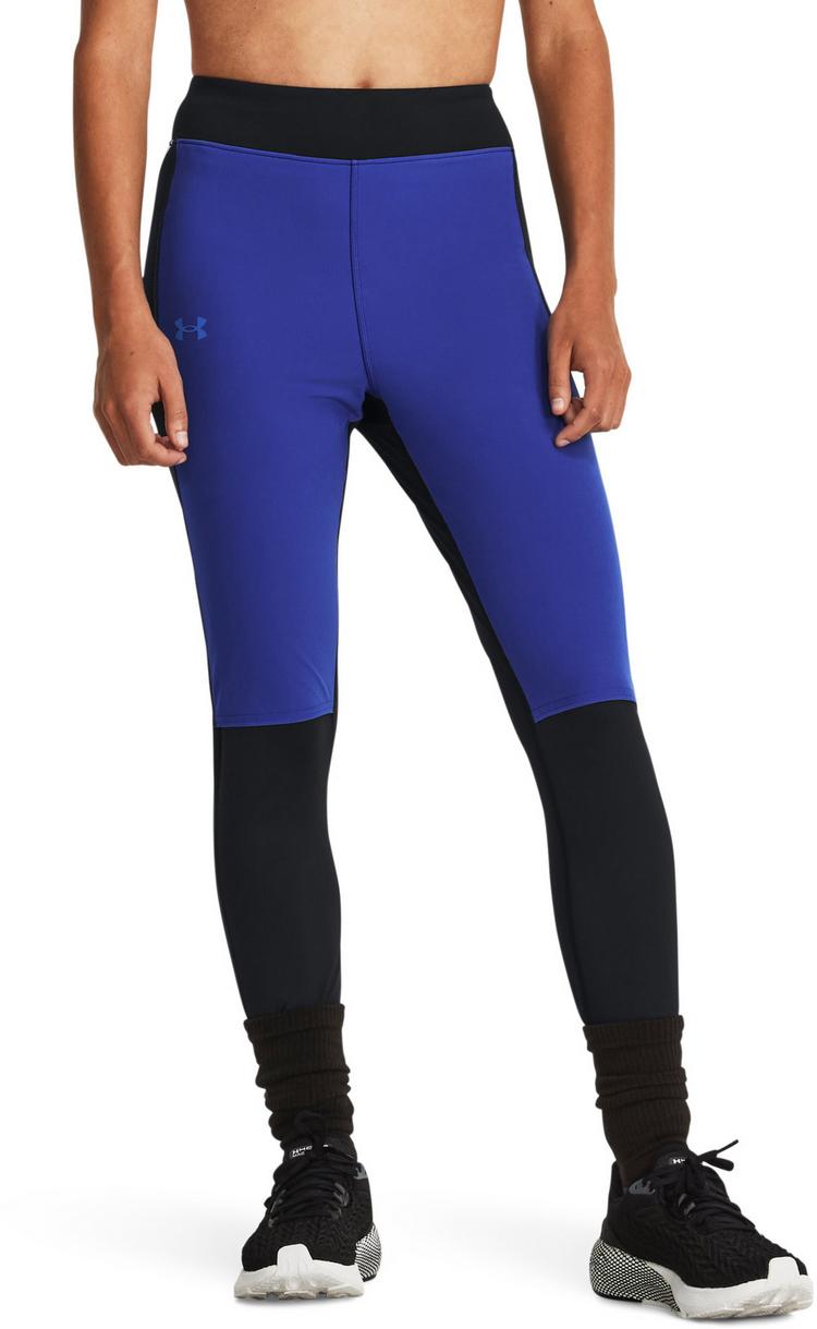 Under Armour Under Armour Qualifier Cold Lauftights Damen - black-team royal - 0 | SportScheck