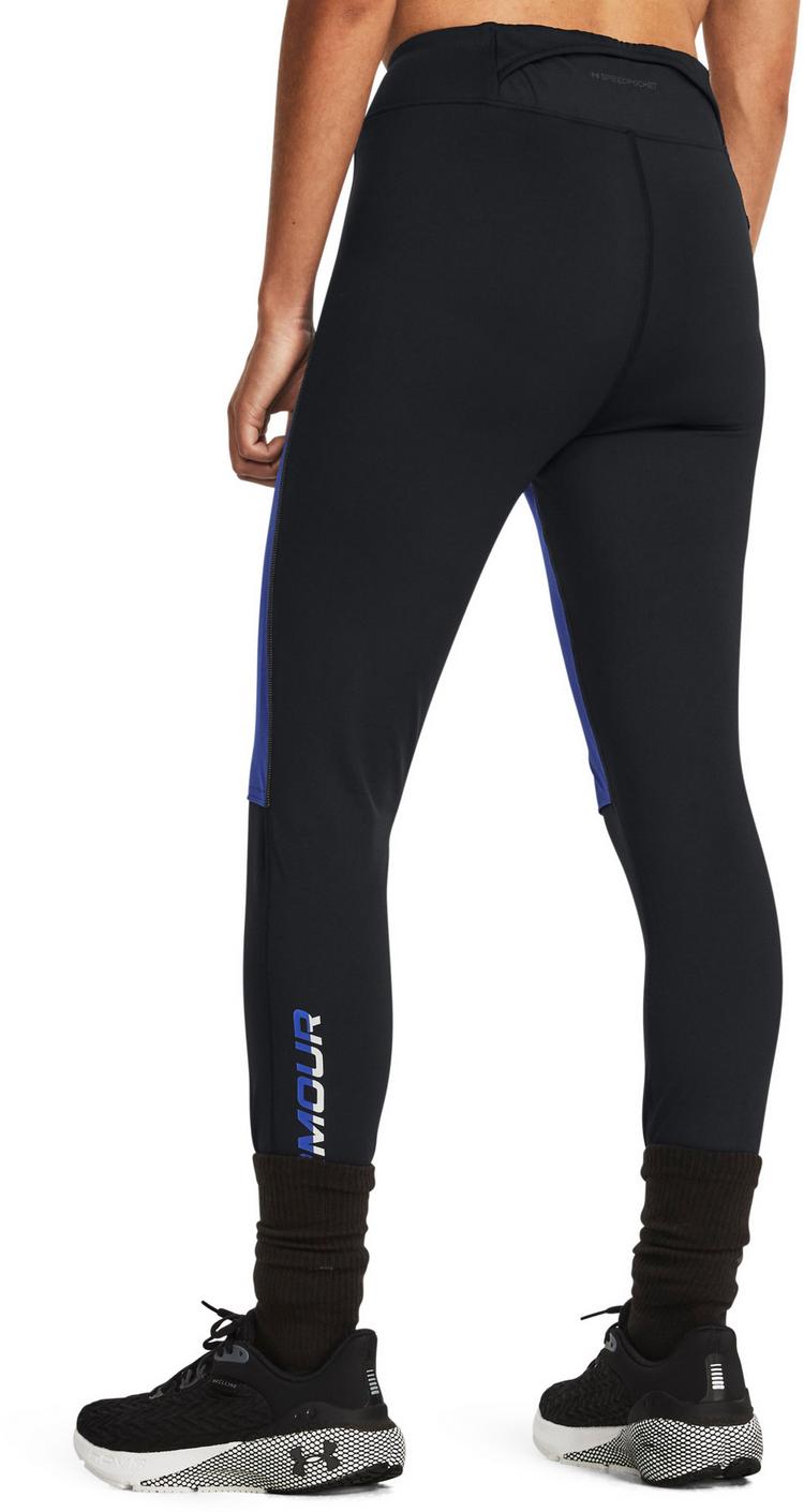 Under Armour Under Armour Qualifier Cold Lauftights Damen - black-team royal - 1 | SportScheck