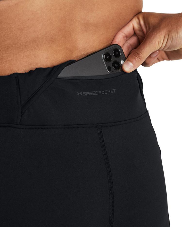 Under Armour Under Armour Qualifier Cold Lauftights Damen - black-team royal - 2 | SportScheck