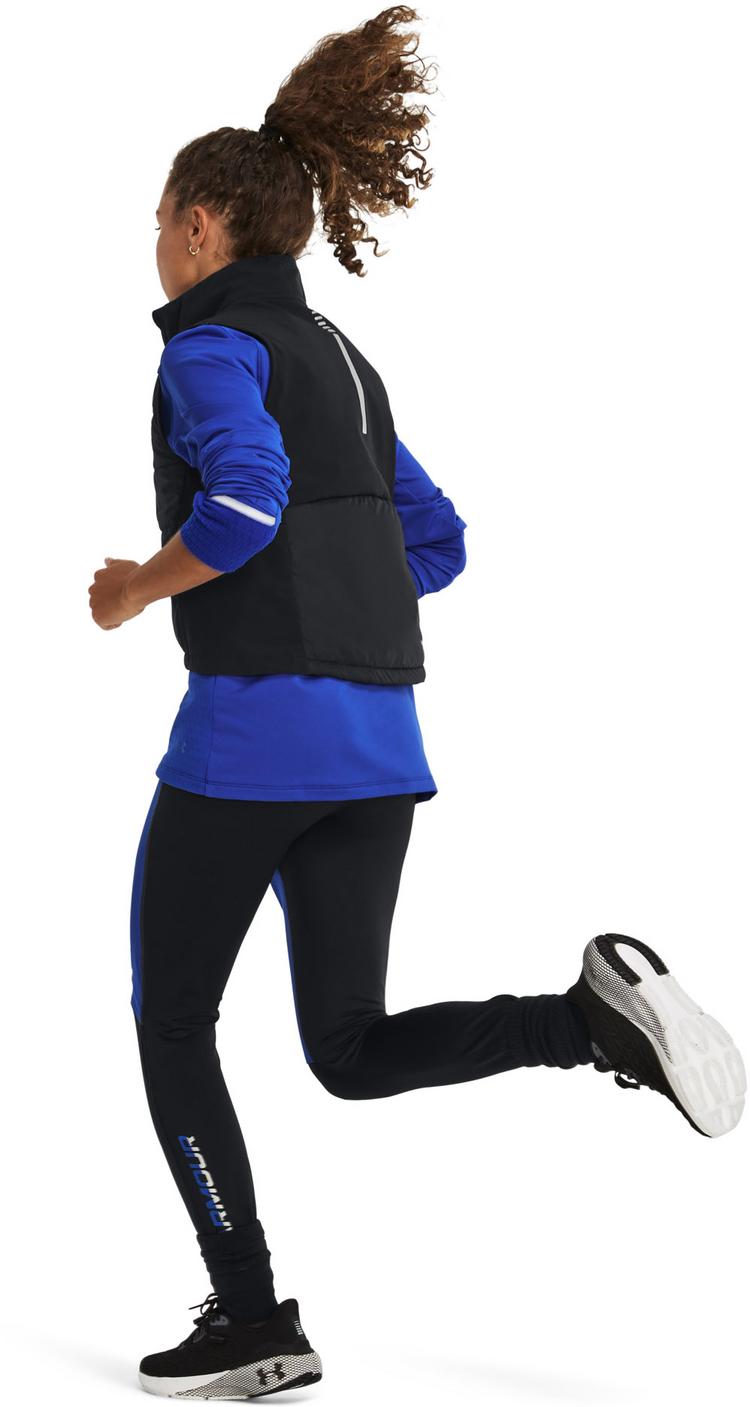 Under Armour Under Armour Qualifier Cold Lauftights Damen - black-team royal - 3 | SportScheck