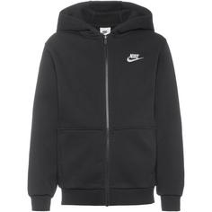 Nike NSW CLUB FLEECE Sweatjacke Kinder black-white