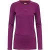 Icebreaker ZoneKnit 200 Funktionsshirt Damen - nightshade-electronpnk-colorblock