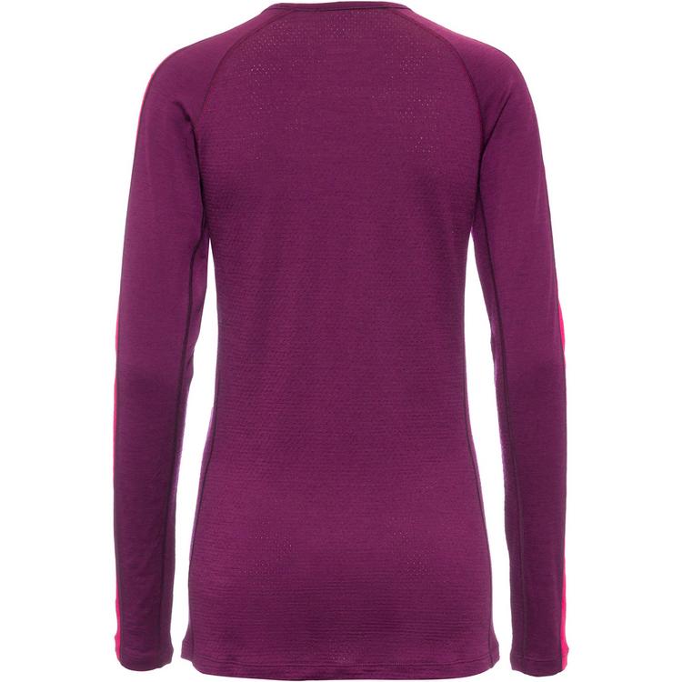 Icebreaker Icebreaker ZoneKnit 200 Funktionsshirt Damen - nightshade-electronpnk-colorblock - 0 | SportScheck