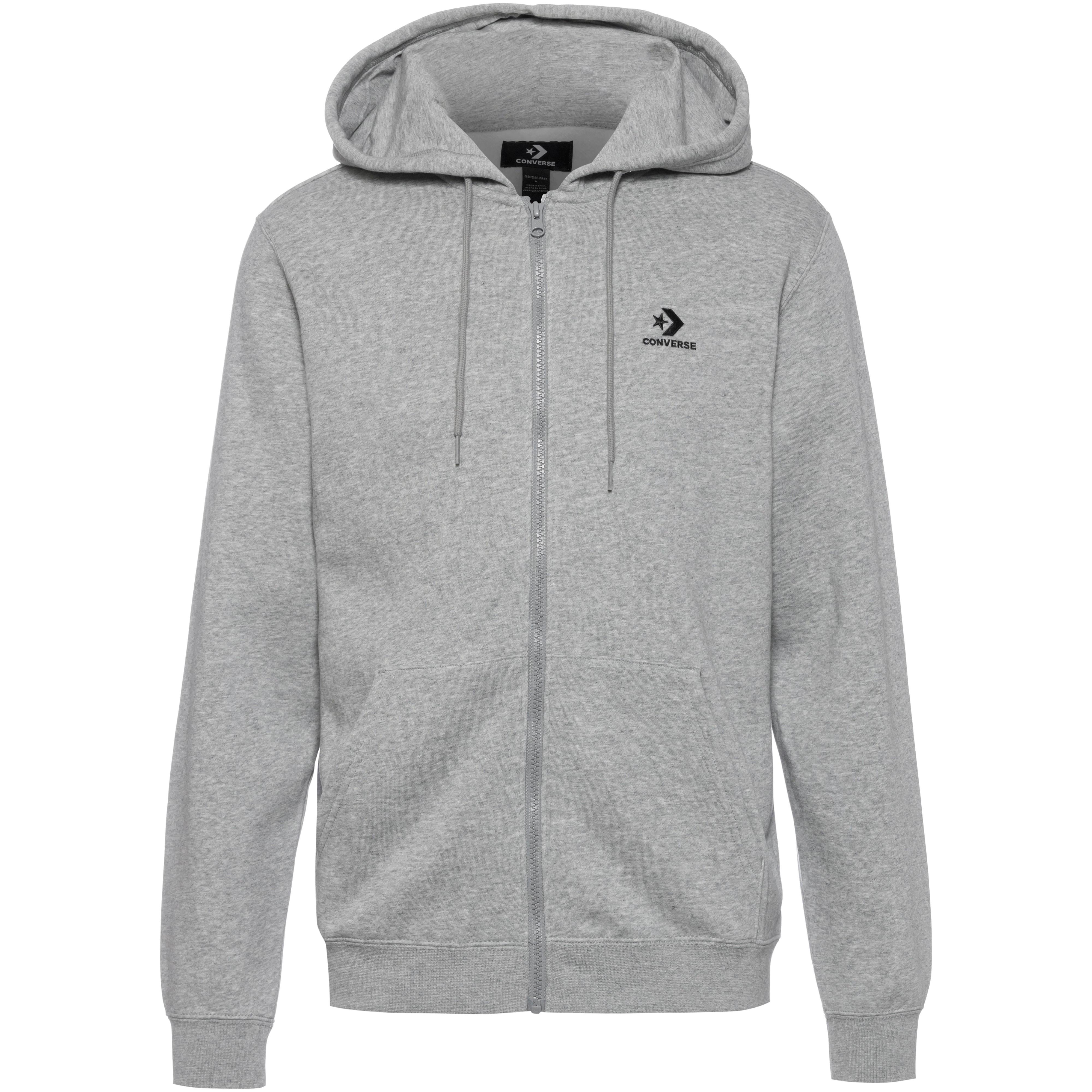 CONVERSE Star Chevron Sweatjacke Herren vintage grey heather im Online Shop  von SportScheck kaufen