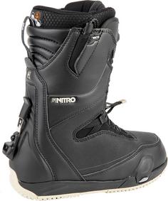 Rückansicht von Nitro Snowboards CAVE TLS STEP ON Snowboard Boots Damen black-sand