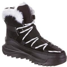 Rückansicht von Sorel ONA™ RMX GLACY WP Stiefel Damen black-sea salt