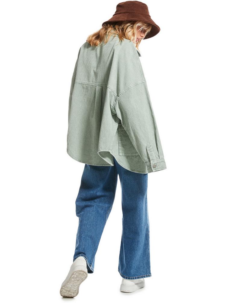 Roxy Roxy Kick Back Langarmhemd Damen - blue surf - 1 | SportScheck