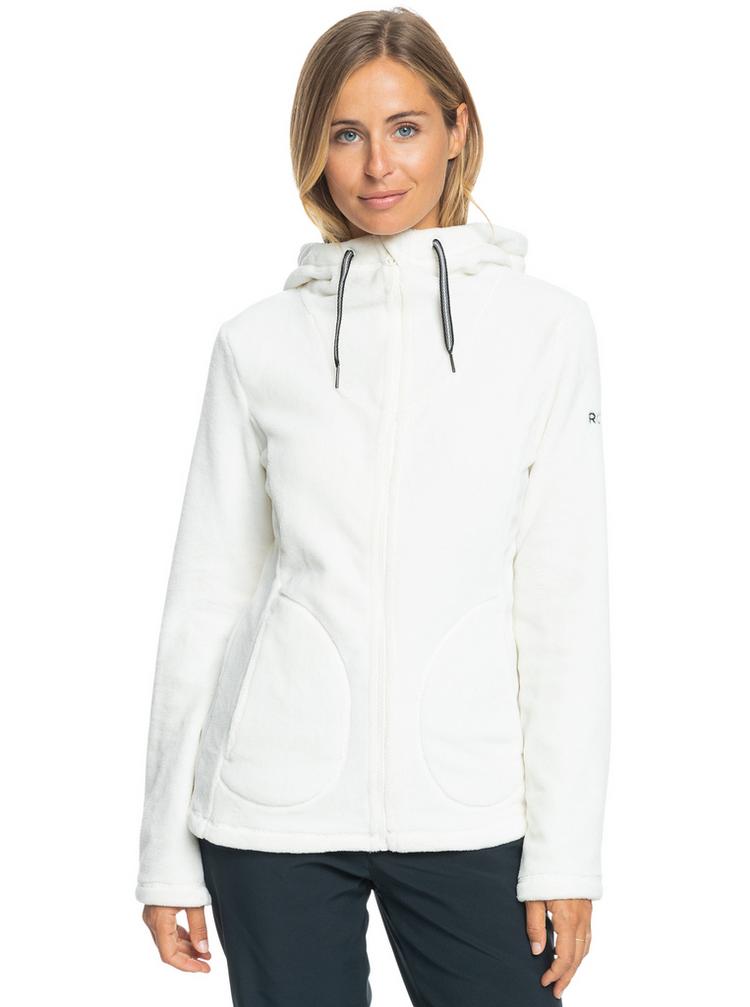 Roxy Roxy Tundra Fleecejacke Damen - egret - 0 | SportScheck