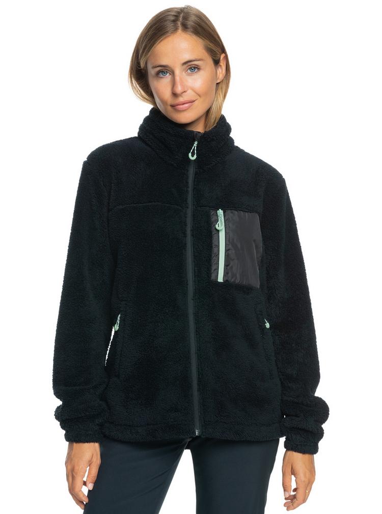 Roxy Roxy Alabama Fleecejacke Damen - true black - 0 | SportScheck