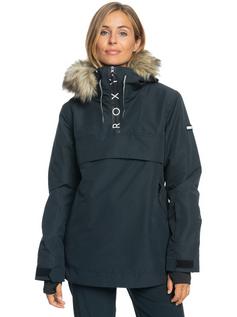 Rückansicht von Roxy Shelter Skijacke Damen true black