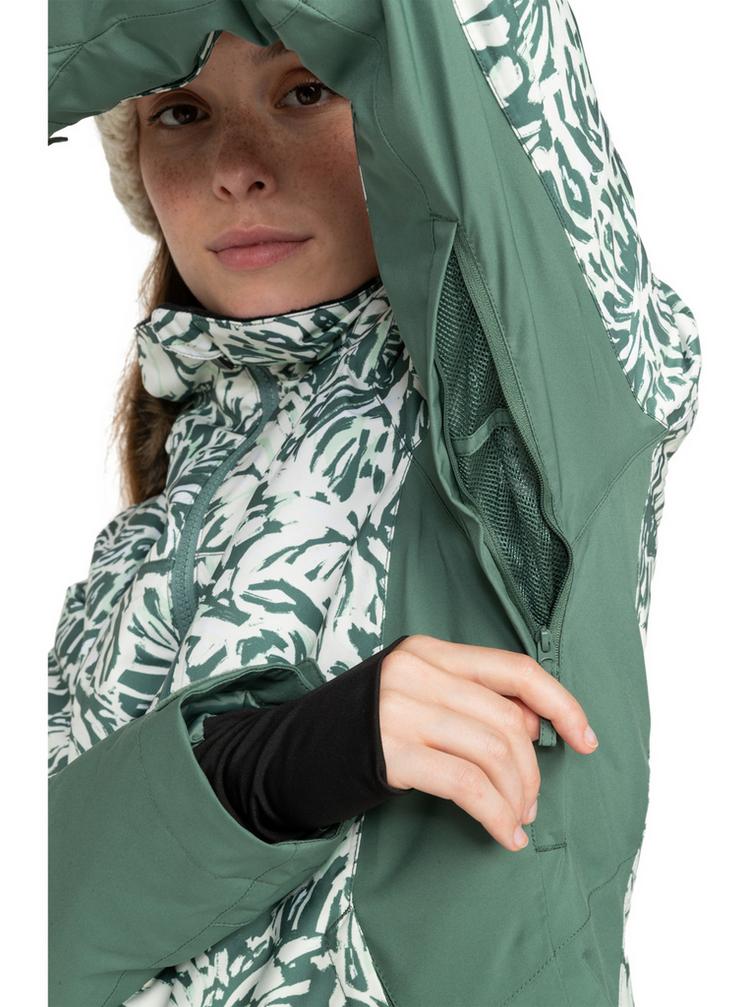 Roxy Roxy Jet Skijacke Damen - dark forest wild - 6 | SportScheck