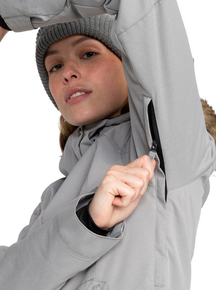 Roxy Roxy Meade Skijacke Damen - heather grey - 5 | SportScheck