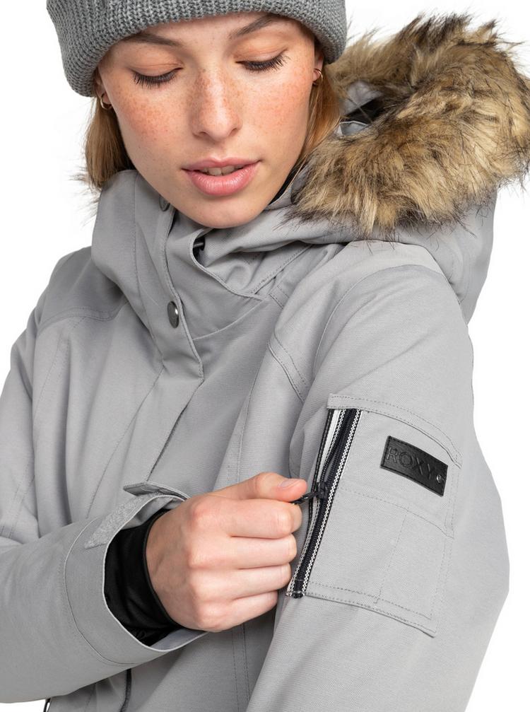 Roxy Roxy Meade Skijacke Damen - heather grey - 2 | SportScheck