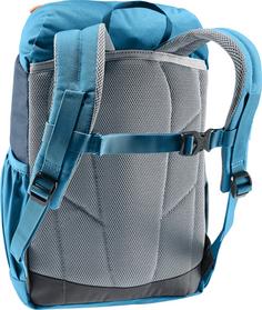 Rückansicht von Deuter Waldfuchs 10 Wanderrucksack Kinder marine-wave