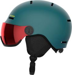 Salomon ORKA VISOR Skihelm Kinder north atlantic