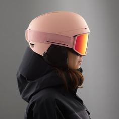 Rückansicht von Salomon BRIGADE Skihelm tropical peach