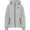 Nike Tech Fleece Trainingsjacke Damen - dk grey heather-black