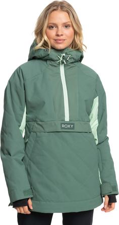 Rückansicht von Roxy RADIANT Snowboardjacke Damen dark forest