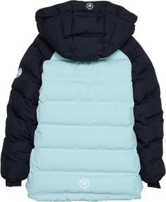 Rückansicht von COLORKIDS Skijacke Kinder aqua-esque