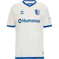 hummel 1. FC MAGDEBURG 23-24 Heim Fußballtrikot Herren white-blue