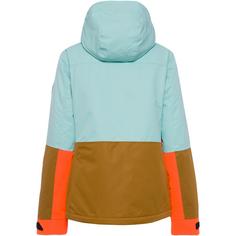 Rückansicht von Maui Wowie Snowboardjacke Damen pastel turquoise