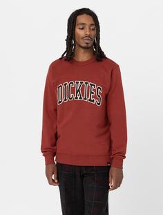 Rückansicht von Dickies Aitkin Sweatshirt Herren fired brick-gray