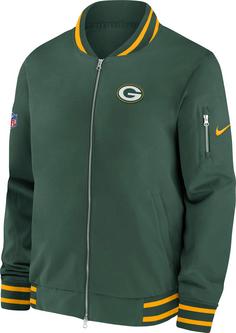 Nike Green Bay Packers Bomberjacke Herren fir