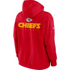 Rückansicht von Nike Kansas City Chiefs Hoodie Herren university red