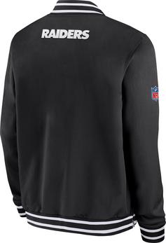 Rückansicht von Nike Las Vegas Raiders Bomberjacke Herren black